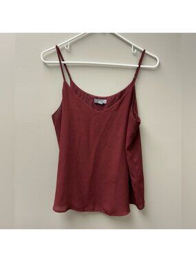 Sears Burgundy Camisole Tank Top